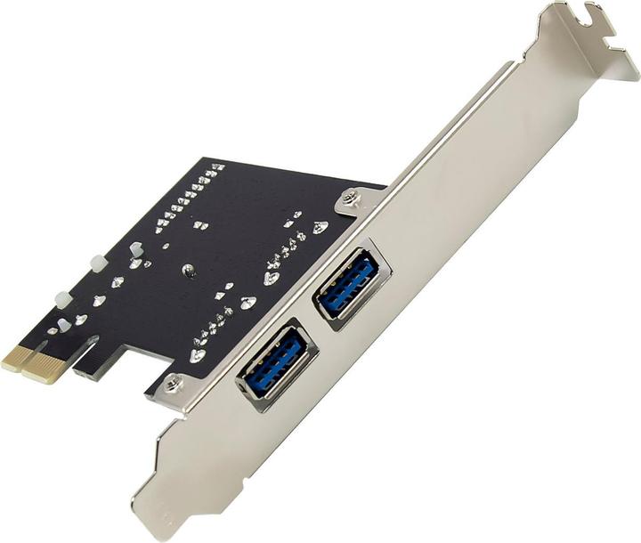 Produktbild InLine Schnittstellenkarte, 3x USB 3.2 Gen.1, (2 USB-A + 1 Comboport) PCIe, inkl. Low-Profile Slotb