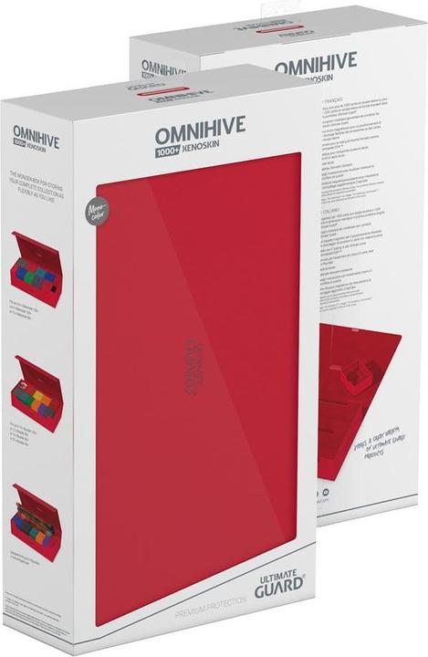 Actual product image Ultimate Guard Omnihive 1000+ XenoSkin, Red