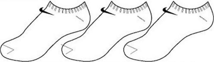 Produktbild Nike Value No Show (3er Pack, 38 - 42)