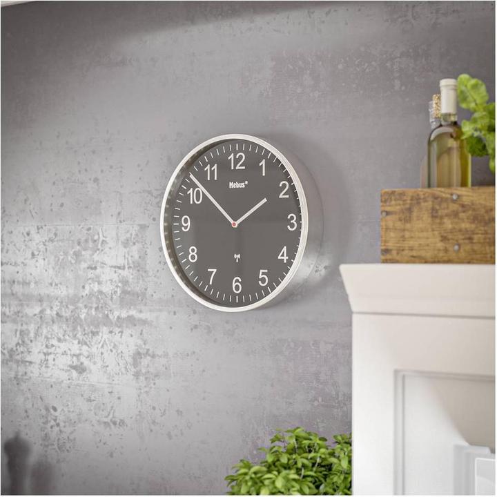 Produktbild Mebus Funk-Wanduhr (30 cm)