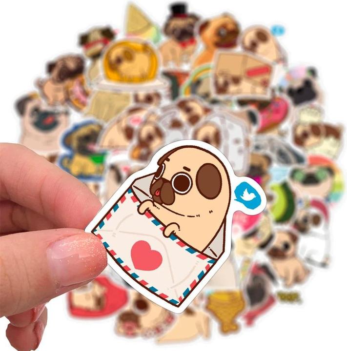 Produktbild JTI 50x Aufkleber - Hunde