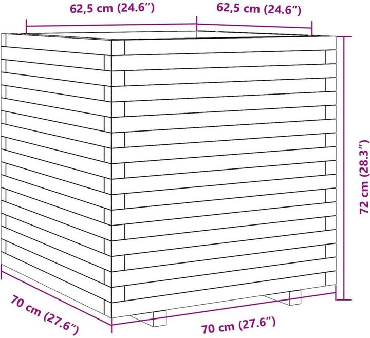 Produktbild vidaXL Pflanzkübel