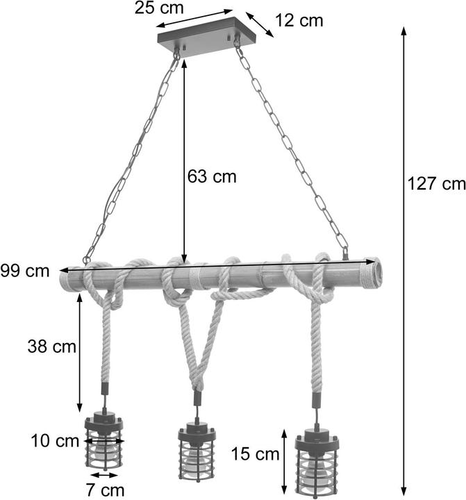 Actual product image Jamb Industrial (E27)