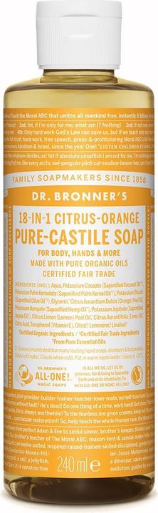 Produktbild Dr. Bronner's 18-in-1 Zitrus-Orange (Flüssigseife, 240 ml)