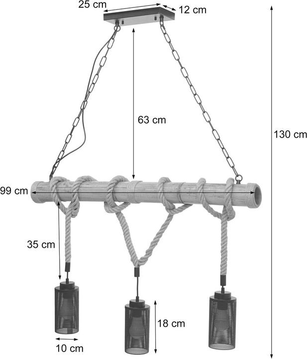 Actual product image Jamb Industrial (E27)