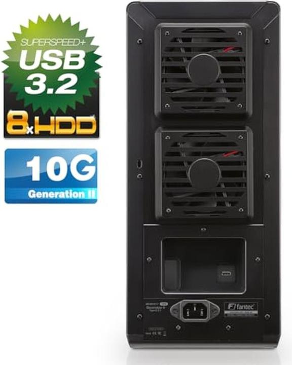 Produktbild Fantec QB-X8U31 8x 3,5 SATA HDD USB 3.1 (3.5")