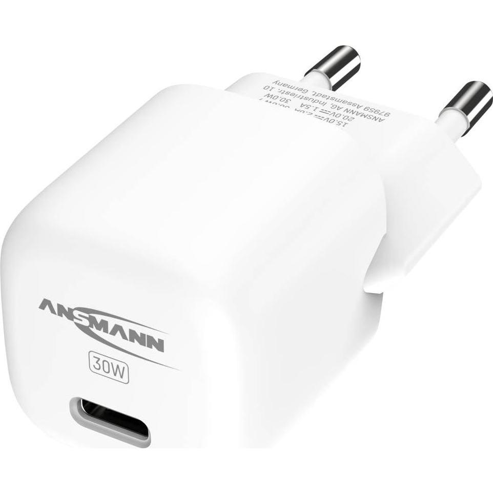 Thumbnail - Ansmann Ladeger?t USB HC130PD mini 3A/30W/1 Port (30 W), USB Ladegerät, Weiss