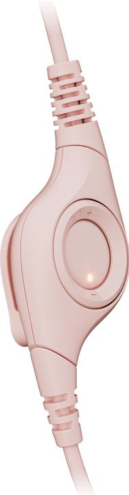 Actual product image Logitech Wired H390 headset - ROSE - USB (Cable, USB-A)