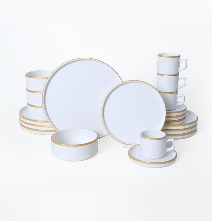 Actual product image Hermia Pure Dinner Set (20 Piece)