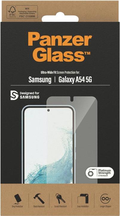 Produktbild PanzerGlass Classic Fit (1 Stk., Samsung Galaxy A54 5G)