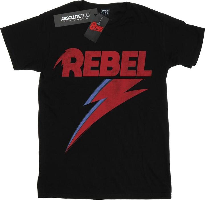 Immagine prodotto David Bowie Distressed Rebel Maglietta Ragazze (140, 146)