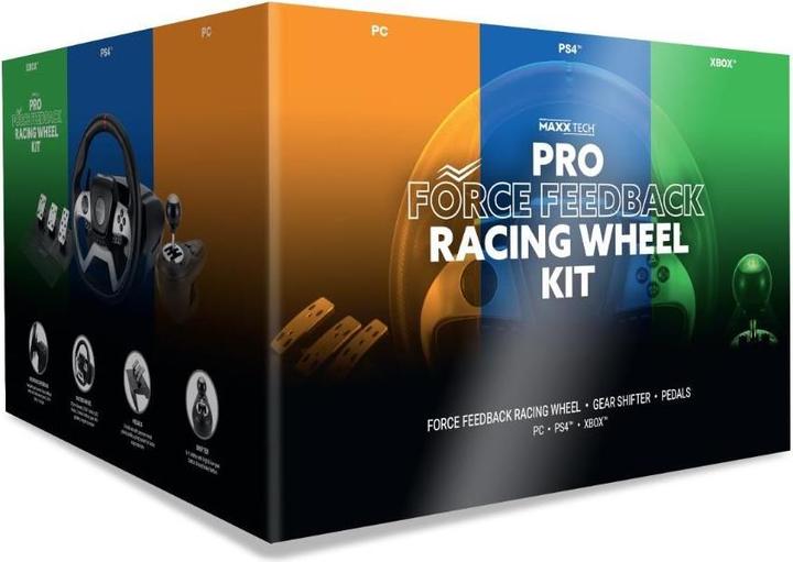 Actual product image Maxx Tech Pro FF Racing Wheel Kit (PS4, Xbox Series X, Xbox Series S, Xbox One X, Xbox One S, PC)