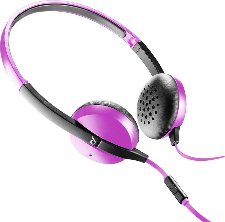 Produktbild Cellularline Bee headphones, pink (Kabelgebunden)