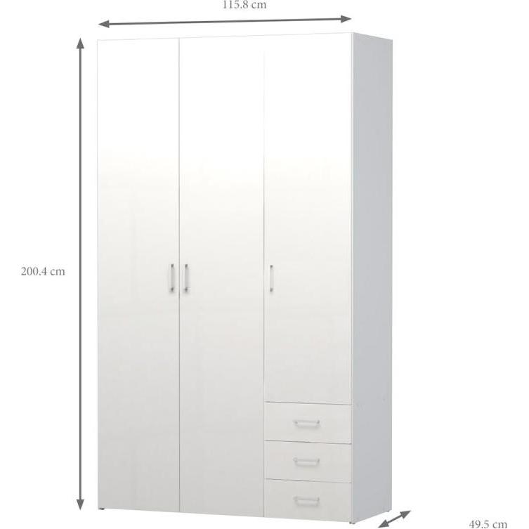 Thumbnail - Ebuy24, Kleiderschrank, Kleiderschrank Spell (115 x 50 cm)