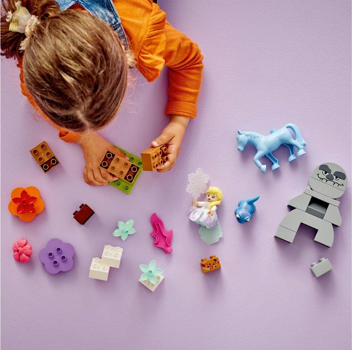 Produktbild LEGO Elsa und Bruni im Zauberwald (10418)