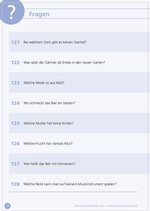 Immagine prodotto Das grosse Scherzfragen-Quiz für Senioren (Tedesco, Linus Paul, 2018)