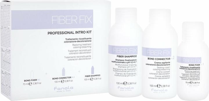 Image du produit Fanola Fiber Fix Professional Intro Kit (3000 ml, Shampoing liquide)