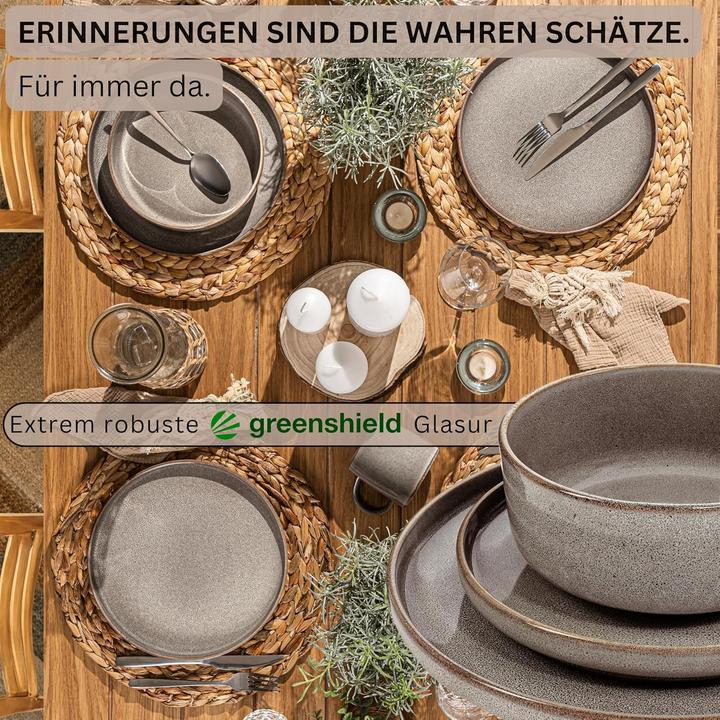 Actual product image Sänger Geschirr Tafelservice Kairo Graphit (30 pcs.)