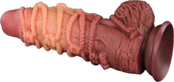 Image du produit Lovetoy Gode extrême avec motif de corde 24 cm