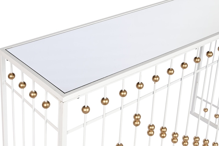 Produktbild Esprit Console Home White Golden Mirror 120 x 40 x 80 cm (120 x 40 x 80 cm)