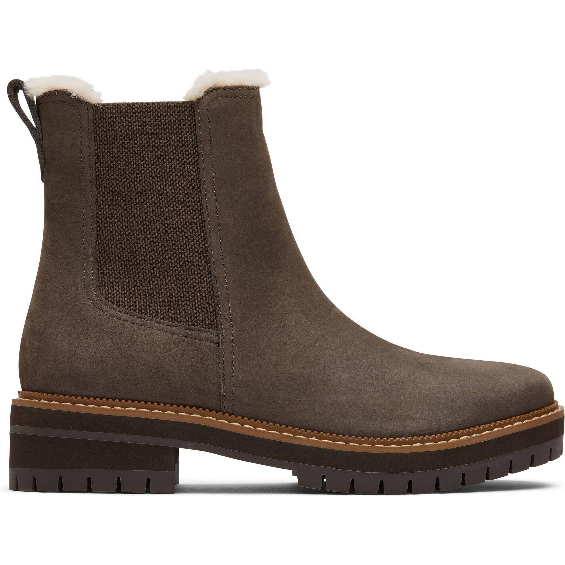 Toms, Damen, Boots + Stiefel, Women's Bennet Faux Fur, Grün, (38.5)