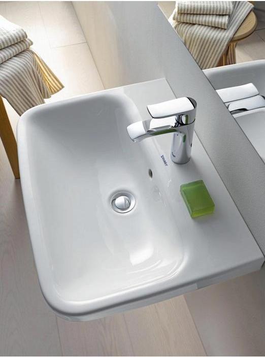 Produktbild Duravit Waschtisch DURASTYLE m ÜL HLB 650x440mm 1 Hahnloch weiss (440 mm, 650 mm)