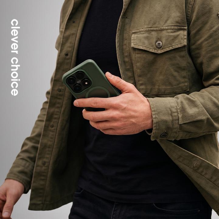 Produktbild Crong Hybrid Matte Magnetic - Etui MagSafe Xiaomi 17 (zielony) (Xiaomi 17)