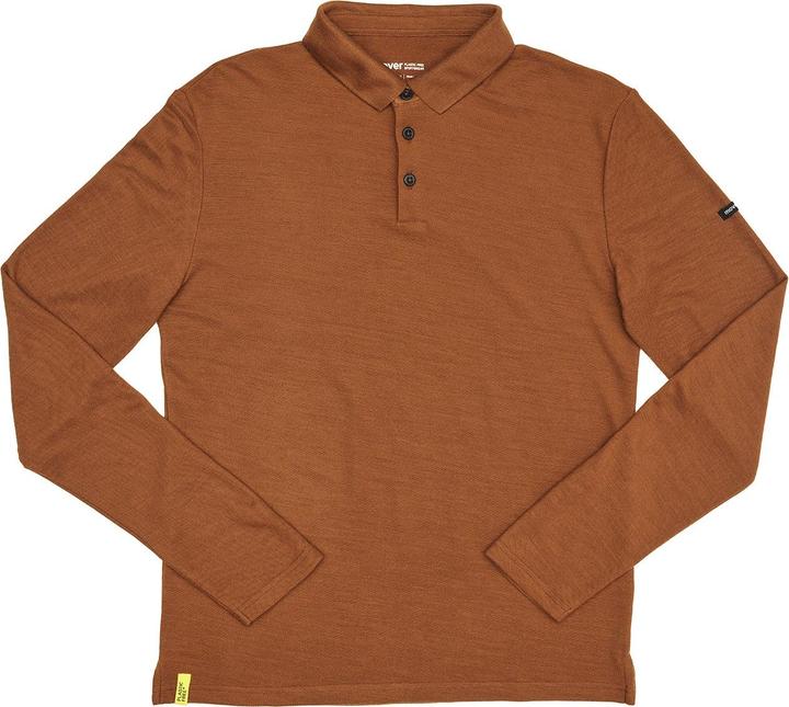 Actual product image Mover Plastic Free Sportswear Long Sleeve Merino Polo (XL)