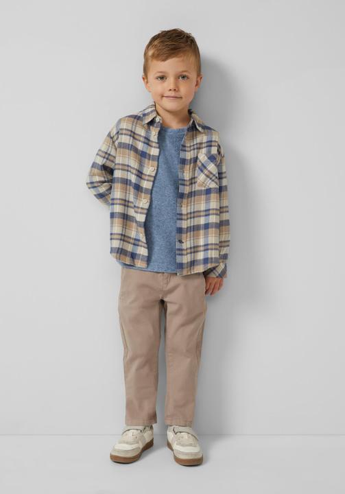 Immagine prodotto S.Oliver Hemd Kariertes Flanellhemd mit Brusttasche im Regular Fit (116, 122)