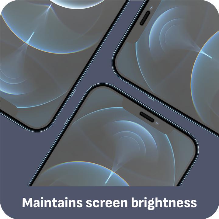 Produktbild Cazy Schutzglass Kompatibel mit iPhone 12/12 Pro Tempered Glass Hülle Kompatibel - 2 Stück (2 Stk., Apple iPhone 12, Apple iPhone 12 Pro)