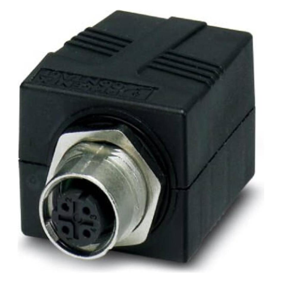 Phoenix Contact 1414398 Drahtverbinder, Elektronikkabel + Stecker, Schwarz