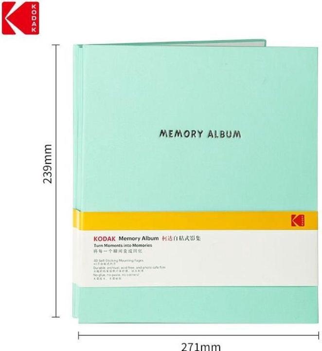 Actual product image Kodak Memorry Album/20 pages 235x270 Green cloth