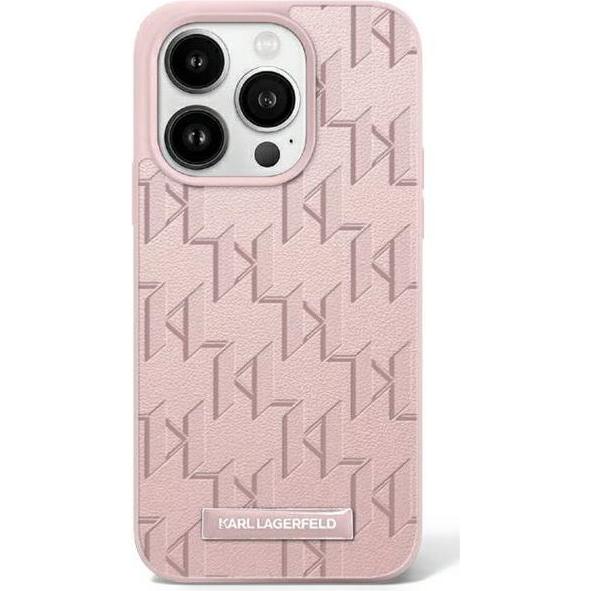 Karl Lagerfeld KLHMP16SPKHPORPP iPhone 16 6.1" różowy/pink hardcase Hot Stamp Magsafe (Apple iPhone 16), Smartphone Hüll...