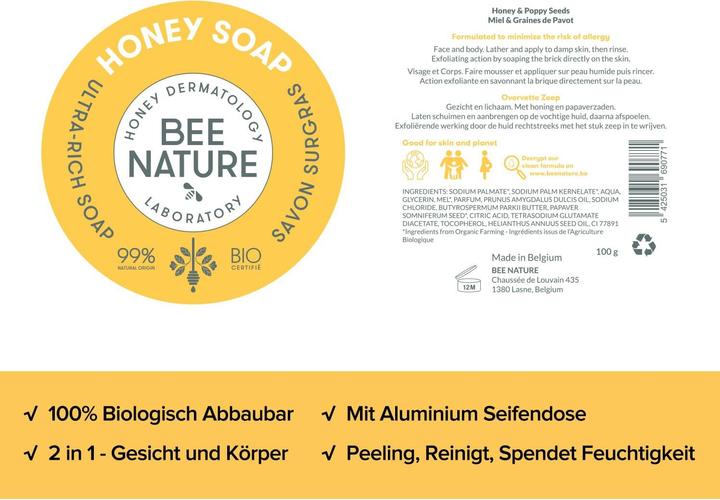 Produktbild Bee Nature Peeling-Handschuh & Bio-Honig-Seifen-Set