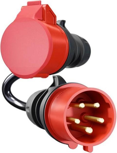 Actual product image Go-E Adapter cable Gemini flex 11kW CEE16-5 to CEE32-5