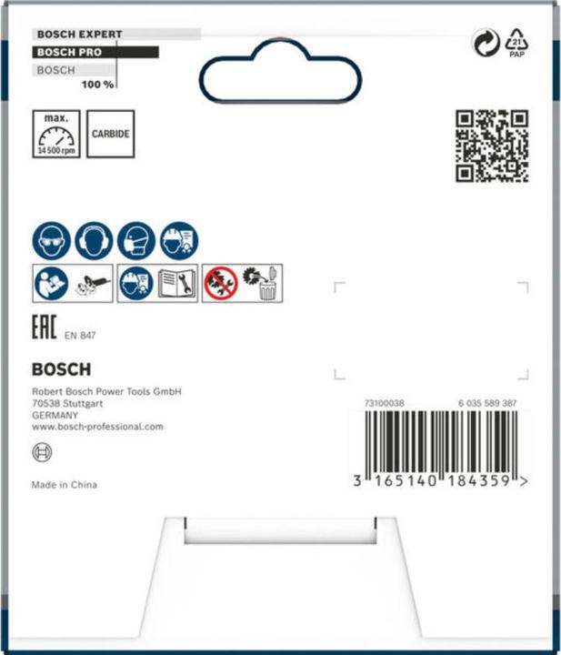 Image du produit Bosch Professional Zubehör Coupeuse de feuilles, 8, 22 mm, 4 mm