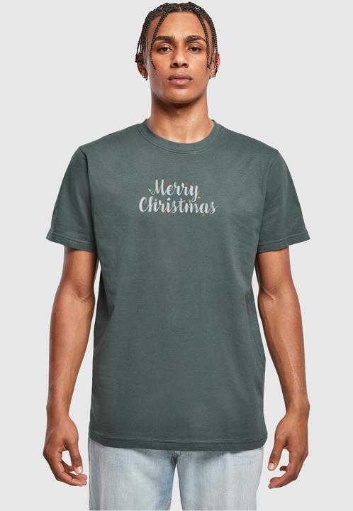 Image du produit Merchcode Merry Christmas Lights T-shirt col rond - 111717 (S)