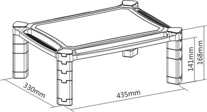 Image du produit Techly Support de moniteur