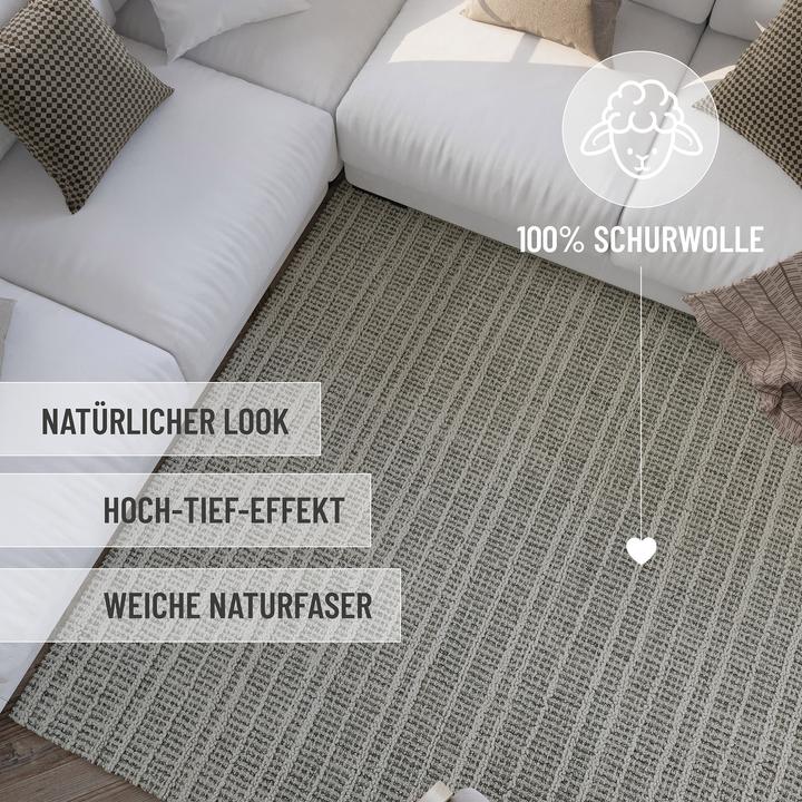 Image du produit Wecon Home Kurzflorteppich Hamptons FORTYFIVE (80 x 300 cm)