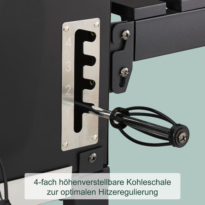 Produktbild Relaxdays Holzkohlegrillwagen (56.50 cm)