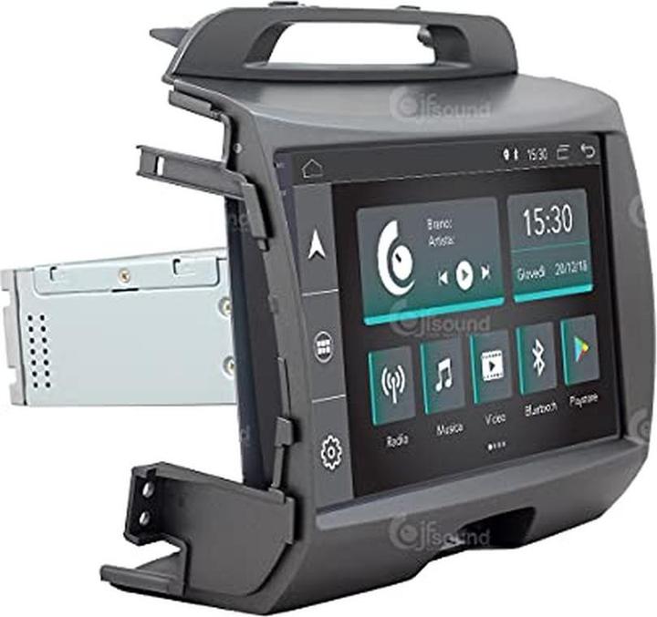 Productafbeelding JFSound Aangepaste autoradio Android GPS Bluetooth WiFi DAB USB HD Touchscreen Display Easyconnect
