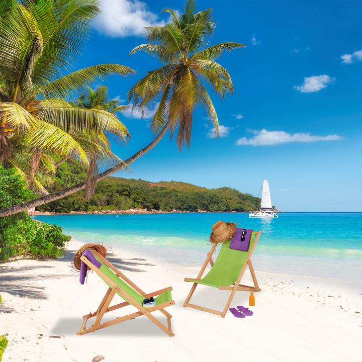 Produktbild Relaxdays Holzliegestuhl (92 cm)