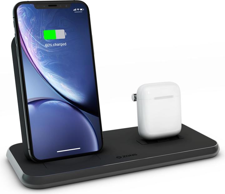 Immagine prodotto Zens Alluminio doppio caricatore senza fili + dock (20 W)