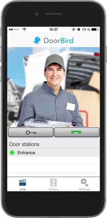 Actual product image Doorbird D101 (App, Ethernet, Wi-Fi)