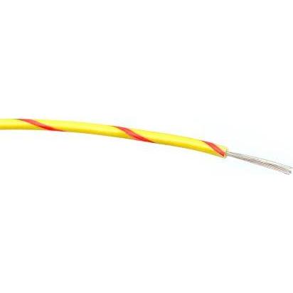 Rs Pro, Kabelleitung, Einzeladerleitung 0,5 mm² 100m Rot/Gelb PVC (100 m)