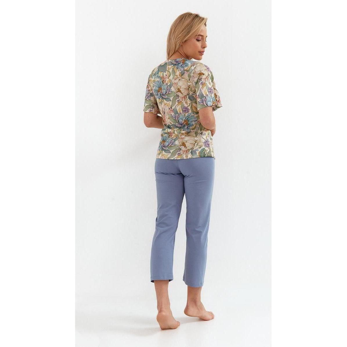 Thumbnail - Cana, Damen, Pyjama, Pyjama model, Blau, (S)