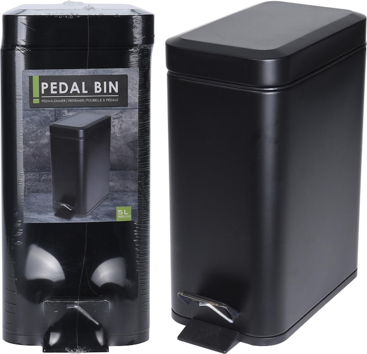 Produktbild Storage Solutions Metall Mülleimer Treteimer Abfalleimer Kosmetikeimer 5L (5 l)