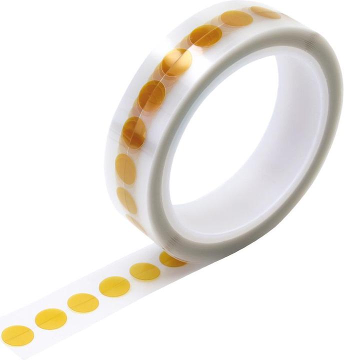 Produktbild Wetec Polyimid-Klebepunkte, 1.000 St. auf Rolle, 12 mm (12 mm)