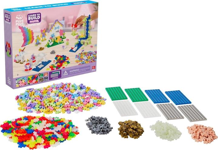 Actual product image Plus-Plus Learn to build Super Pastel Set
