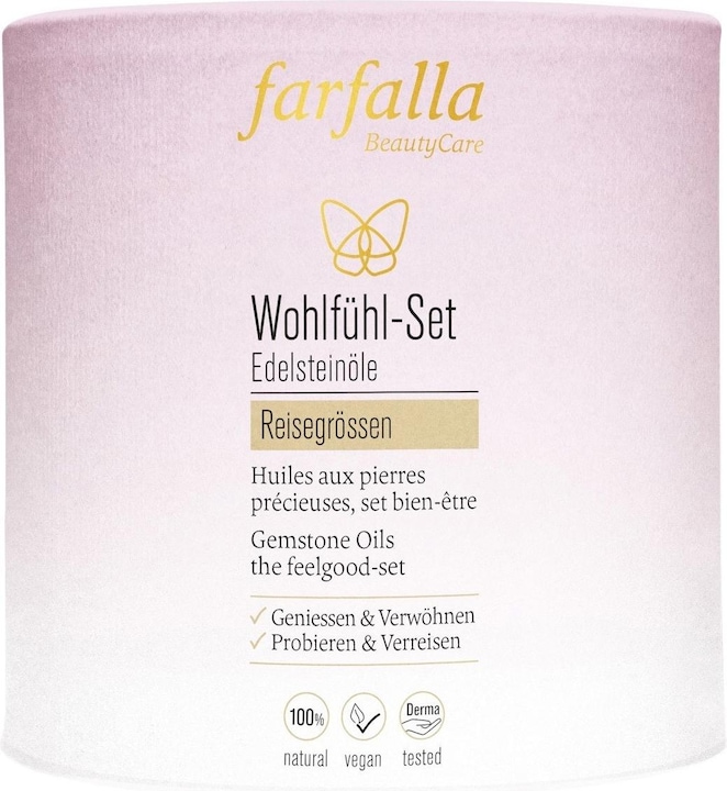 Actual product image Farfalla Gemstone Oils Wellbeing Set (Body oil, 10 ml)